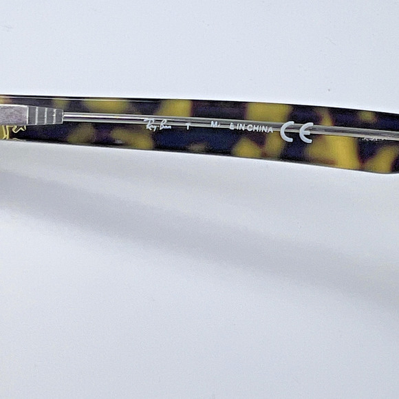 Ray-Ban RB5228M 56-17-145 Tortoise Havana Full Rim Eyeglasses FRAMES ONLY - Picture 10 of 11